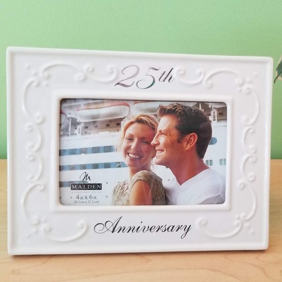 NWOT 25th Anniversary photo frame - Picture 1 of 6